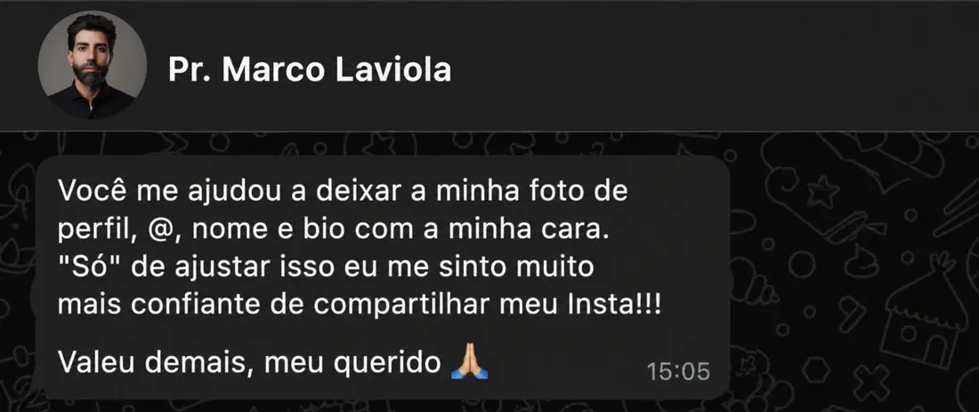 Depoimento de Pr. Marco Laviola