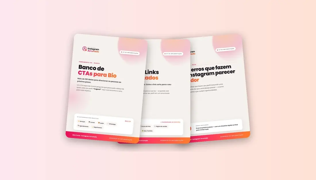 Banco de CTAs, Guia de Links e Os 10 Erros